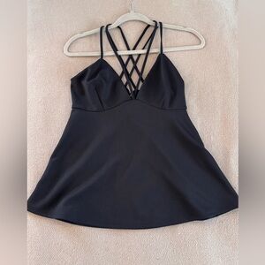 Express Black Strappy Camisole Top